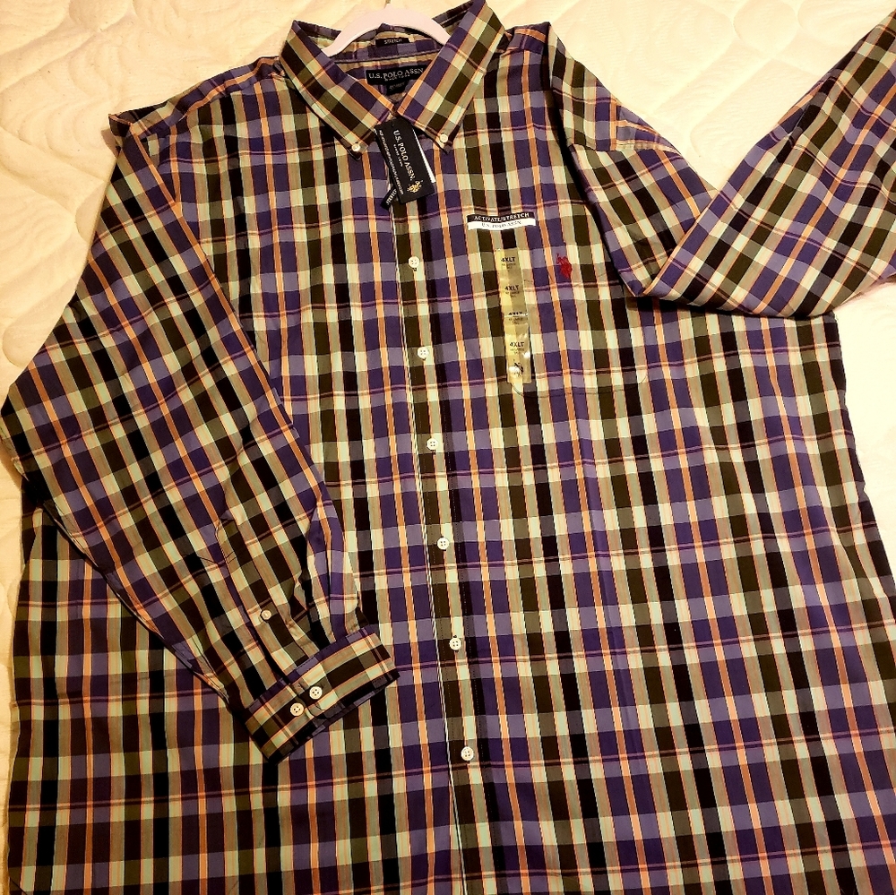 US Polo Assn LS shirt 4XL Tall